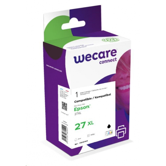 WECARE ARMOR cartridge pro Epson WorkForce 3620, 3640, 7110, 7610, 7620 (C13T27114012), černá/black, 21ml, 1300str