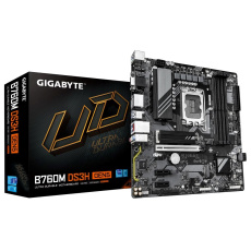 GIGABYTE MB Sc LGA1700 B760M DS3H GEN5, Intel B760, 4xDDR5, 2xDP, 1xHDMI, 1xVGA, mATX GIGABYTE MB Sc LGA1700 B760M DS3H GEN5, Intel B760, 4xDDR5, 2xDP, 1xHDMI, 1xVGA, mATX