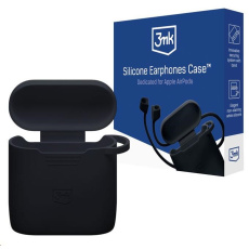 3mk ochranný kryt Silicone AirPods Case pro Apple AirPods 3rd gen., černá