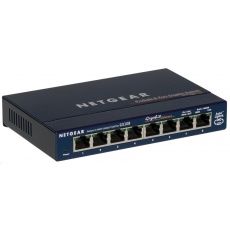 Netgear GS108 ProSafe neřiditelný gigabitový přepínač, 8 portů RJ45 gigabit Netgear GS108 ProSafe neřiditelný gigabitový přepínač, 8 portů RJ45 gigabit