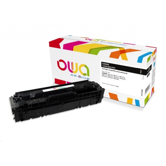 OWA Armor toner pro CANON LBP 611Cn, 613Cdw, 631Cn, 633Cdw, MFP635Cx, 1400 str., černá/black (CRG045BK)