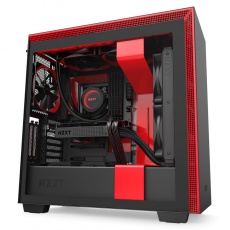 NZXT skříň H710i / ATX / průhledná bočnice / USB 3.0 / USB-C 3.1 / RGB LED / Smart case s intel. funkcemi / černočervená NZXT skříň H710i / ATX / průhledná bočnice / USB 3.0 / USB-C 3.1 / RGB LED / Smart case s intel. funkcemi / černočervená