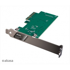 AKASA síťová karta USB 3.2 HOST card, 20Gbps USB 3.2 Gen 2x2 Internal 20-pin Connector to PCIe Host Card