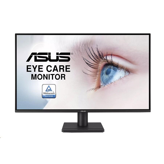 ASUS LCD 27" VA27AQ Eye Care Monitor, 2560x1440, Flat, 75Hz, 1ms, Frameless, 99% sRGB, HDMI, DP, VESA