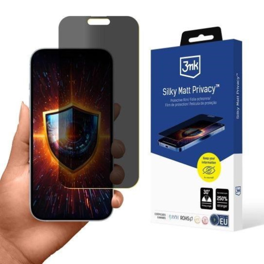 3mk Silky Matt Privacy pro Apple iPhone 17 Pro 3mk Silky Matt Privacy pro Apple iPhone 17 Pro