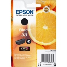 EPSON ink čer Singlepack "Pomeranč" Black 33 Claria Premium Ink EPSON ink čer Singlepack "Pomeranč" Black 33 Claria Premium Ink