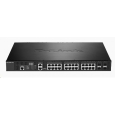 D-Link DXS-3400-24TC 24-port 10Gigabit Stackable Managed Switch, 20x 10GbE RJ45, 4x 10GbE RJ45/SFP+ combo