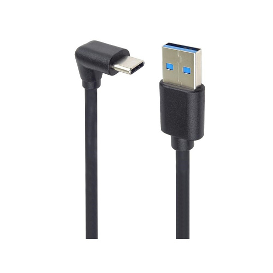 PremiumCord Kabel USB typ C/M zahnutý konektor 90° - USB 3.0 A/M, 1m PremiumCord Kabel USB typ C/M zahnutý konektor 90° - USB 3.0 A/M, 1m