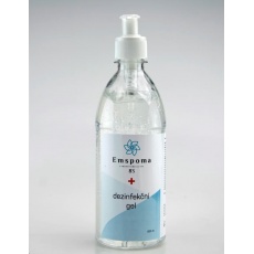 Emspoma dezinfekční gel 500 ml - čirý s pumpičkou Emspoma dezinfekční gel 500 ml - čirý s pumpičkou