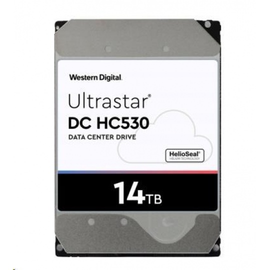 Western Digital Ultrastar® HDD 14TB (WUH721414AL5204) DC HC530 3.5in 26.1MM 512MB 7200RPM SAS 512E SE P3 (GOLD SAS)