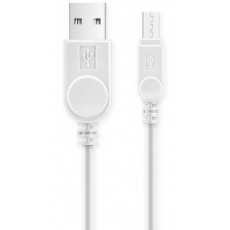 Aligator datový kabel micro USB s prodlouženým konektorem - bulk, bílá Aligator datový kabel micro USB s prodlouženým konektorem - bulk, bílá