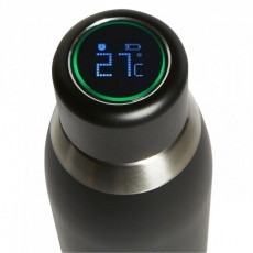 Puro SMART láhev z nerezové oceli s LCD displejem, double wall, 500ml Black Puro SMART láhev z nerezové oceli s LCD displejem, double wall, 500ml Black