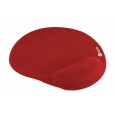 C-TECH Podložka pod myš gelová MPG-03, červená, 240x220mm