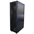 LEXI-Net 19" stojanový rozvaděč 42U 600x1000 rozebiratelný, kolečka, 1000kg, perforované dveře, černý