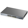 Zyxel GS1350-26HP 26 Port smart managed CCTV PoE switch, long range, 375W, 24x GbE, 2x combo RJ45/SFP - poškozený obal