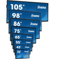 iiyama ProLite IDS, 24/7, Google EDLA, 165 cm (65''), PureTouch-IR, 4K, USB, USB-C, RS232, Ethernet, Wi-Fi, Android, USB