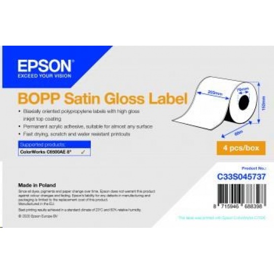 Epson label roll, normal paper