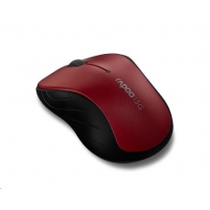 RAPOO myš 3000p USB optická, bezdrátová, červená RAPOO myš 3000p USB optická, bezdrátová, červená