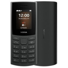Nokia 105 Dual SIM, 4G, černá (2023) - Bazar - mírně poškozený obal