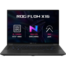 ASUS NTB ROG Flow X16 (GV601VV-NEBULA014W),  i9-13900H, 16" 2560x1600, 16GB, 1TB SSD, RTX4060, W11H, Black