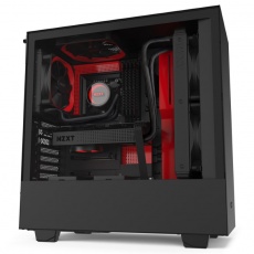 NZXT skříň H510 / ATX / průhledná bočnice / USB 3.0 / USB-C 3.1 / černočervená NZXT skříň H510 / ATX / průhledná bočnice / USB 3.0 / USB-C 3.1 / černočervená