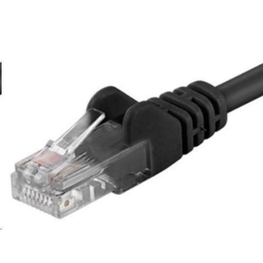 PremiumCord Patch kabel UTP RJ45-RJ45 CAT6 10m černá