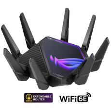 ASUS ROG Rapture GT-AX16000 (AXE16000) WiFi 6E Extendable Gaming Router, 10G & 2.5G porty, Aimesh, 4G/5G