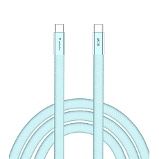 VERBATIM Kabel Sync & Charge SoftTouch USB-C, 60W, 120cm, modrá