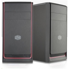 BAZAR Cooler Master case MasterBox E300L, červený rámeček, Micro-ATX, 2x USB 3.0, - poškozená krabice BAZAR Cooler Master case MasterBox E300L, červený rámeček, Micro-ATX, 2x USB 3.0, - poškozená krabice