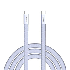 VERBATIM Kabel Sync & Charge SoftTouch USB-C, 100W, 120cm, fialová