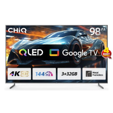 CHiQ U98F8TG TV 98", QLED, Smart Google, 144 Hz, Ultra HD, Dolby Audio, HDR 10 CHiQ U98F8TG TV 98", QLED, Smart Google, 144 Hz, Ultra HD, Dolby Audio, HDR 10