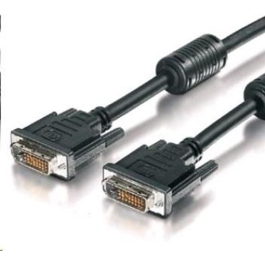 PREMIUMCORD Kabel DVI - DVI propojovací 3m (DVI-D, M/M, dual link)