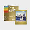Polaroid Color film for Go - Gold Frame - Double Pack