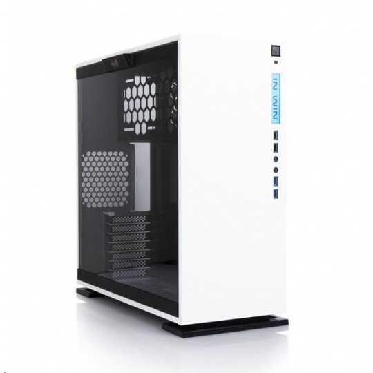 IN WIN skříň 303, White, Mid Tower, bez zdroje, USB 3.0, ventilátor