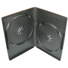 OEM Krabička na 2 DVD slim 9mm černá (balení 100ks) OEM Krabička na 2 DVD slim 9mm černá (balení 100ks)