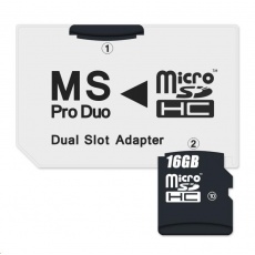 CONNECT IT Adaptér MS PRO DUO 2x Micro SDHC DUAL SLOT