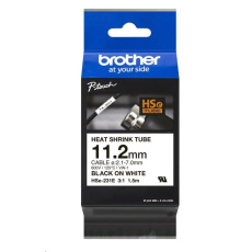 BROTHER smršťovací bužírka - HSE-231E bílá pro E300VP H300 H500 E550 P700 P750 D800 P900 P950 - 11,2mm / 2,1-7mm / 3:1