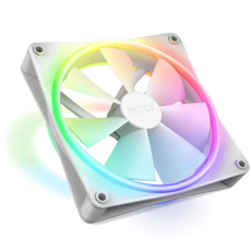 NZXT ventilátor F140 RGB Duo, ARGB, PWM, bílá