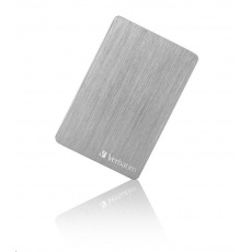 VERBATIM HDD 2.5" 1TB Store 'n' Go ALU Slim Portable Hard Drive USB 3.2, Silver