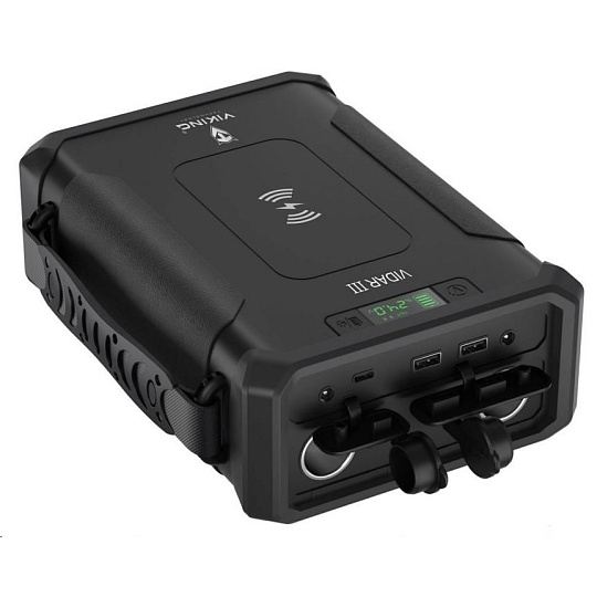 BAZAR - Viking outdoorová powerbanka VIDAR III, 96000 mAh, bezdrátové nabíjení - Po opravě (Komplet)