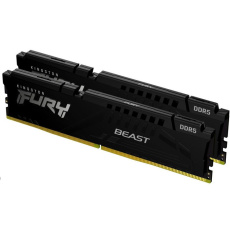 KINGSTON DIMM DDR5 128GB (Kit of 2) 5600MT/s CL40 FURY Beast Černá KINGSTON DIMM DDR5 128GB (Kit of 2) 5600MT/s CL40 FURY Beast Černá