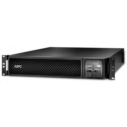 APC Smart-UPS SRT 3000VA RM 208/230V IEC, On-Line, 2U, Rack Mount (2700W)