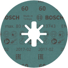 Bosch fíbrový kotouč PRO R780, X-Lock, 125 mm, P60 Bosch fíbrový kotouč PRO R780, X-Lock, 125 mm, P60