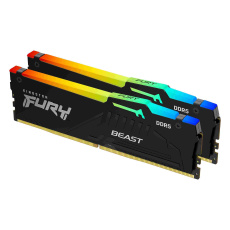 KINGSTON DIMM DDR5 128GB (Kit of 2) 5600MT/s CL40 FURY Beast RGB KINGSTON DIMM DDR5 128GB (Kit of 2) 5600MT/s CL40 FURY Beast RGB