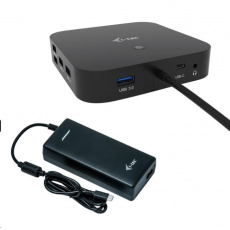iTec USB-C HDMI DP Docking Station, Power Delivery 100 W + Universal Charger 112 W