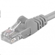 PREMIUMCORD Patch kabel UTP RJ45-RJ45 CAT5e 0.5m šedá PREMIUMCORD Patch kabel UTP RJ45-RJ45 CAT5e 0.5m šedá