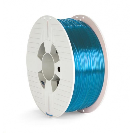 VERBATIM 3D Printer Filament PET-G 1.75mm, 327m, 1kg blue transparent