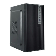BAZAR - 1stCOOL skříň STEP 6, micro tower, AU, USB 3.0, bez zdroje, černá, poškozený obal