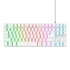 TRUST Klávesnice GXT 833 Thado, Membránová, USB, RGB, bílá TRUST Klávesnice GXT 833 Thado, Membránová, USB, RGB, bílá