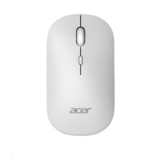 ACER bezdrátová myš Wireless Mouse AMR130,dual mode 2.4GHz + BT 5.2,4 tlačítka,1600dpi,125Hz,30 IPS,Bílá ACER bezdrátová myš Wireless Mouse AMR130,dual mode 2.4GHz + BT 5.2,4 tlačítka,1600dpi,125Hz,30 IPS,Bílá
